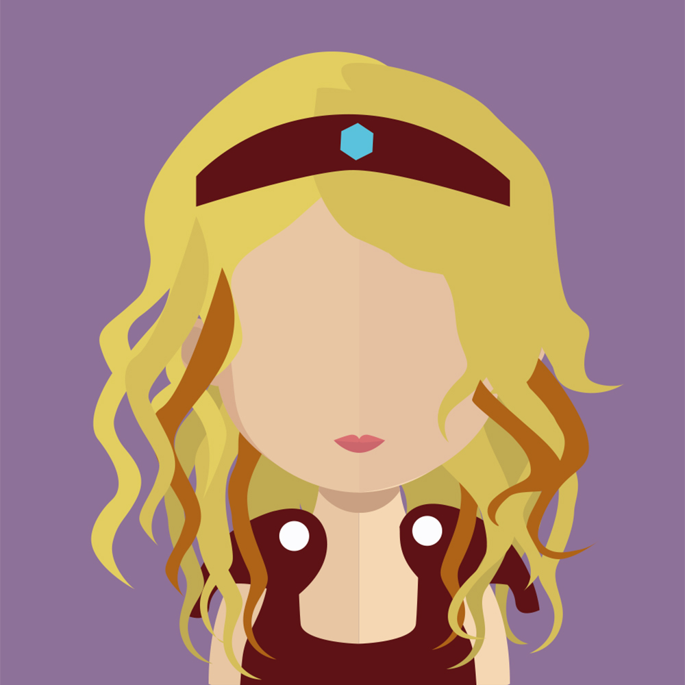 Immagine di una donna energica